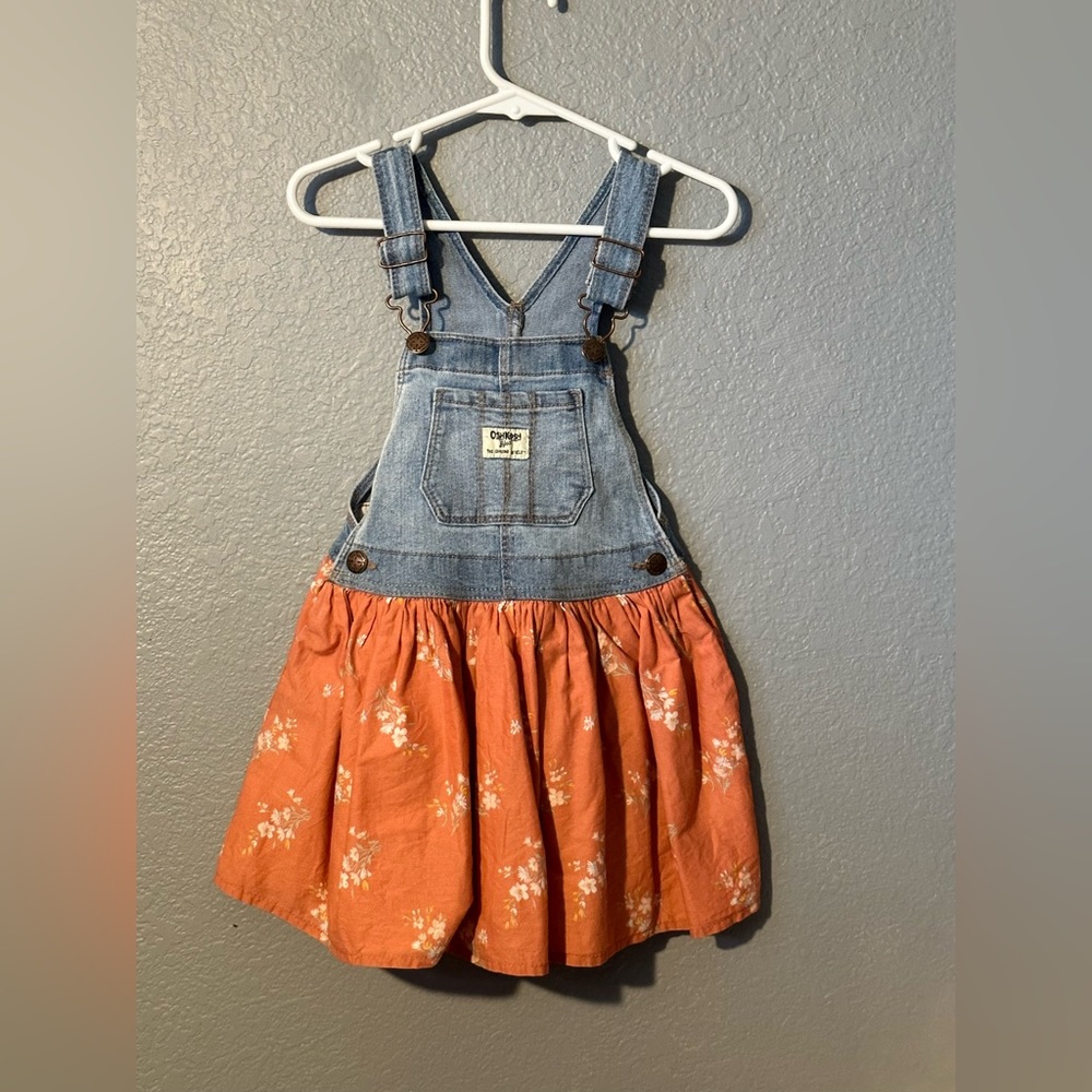 Osh Gosh B’gosh Girls 4T Overall Dress